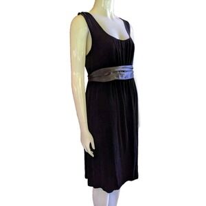 Gap Velvet Dress 10 Silk Blend Satin Tie Whimsigoth Holiday Hoco Classic Vintage
